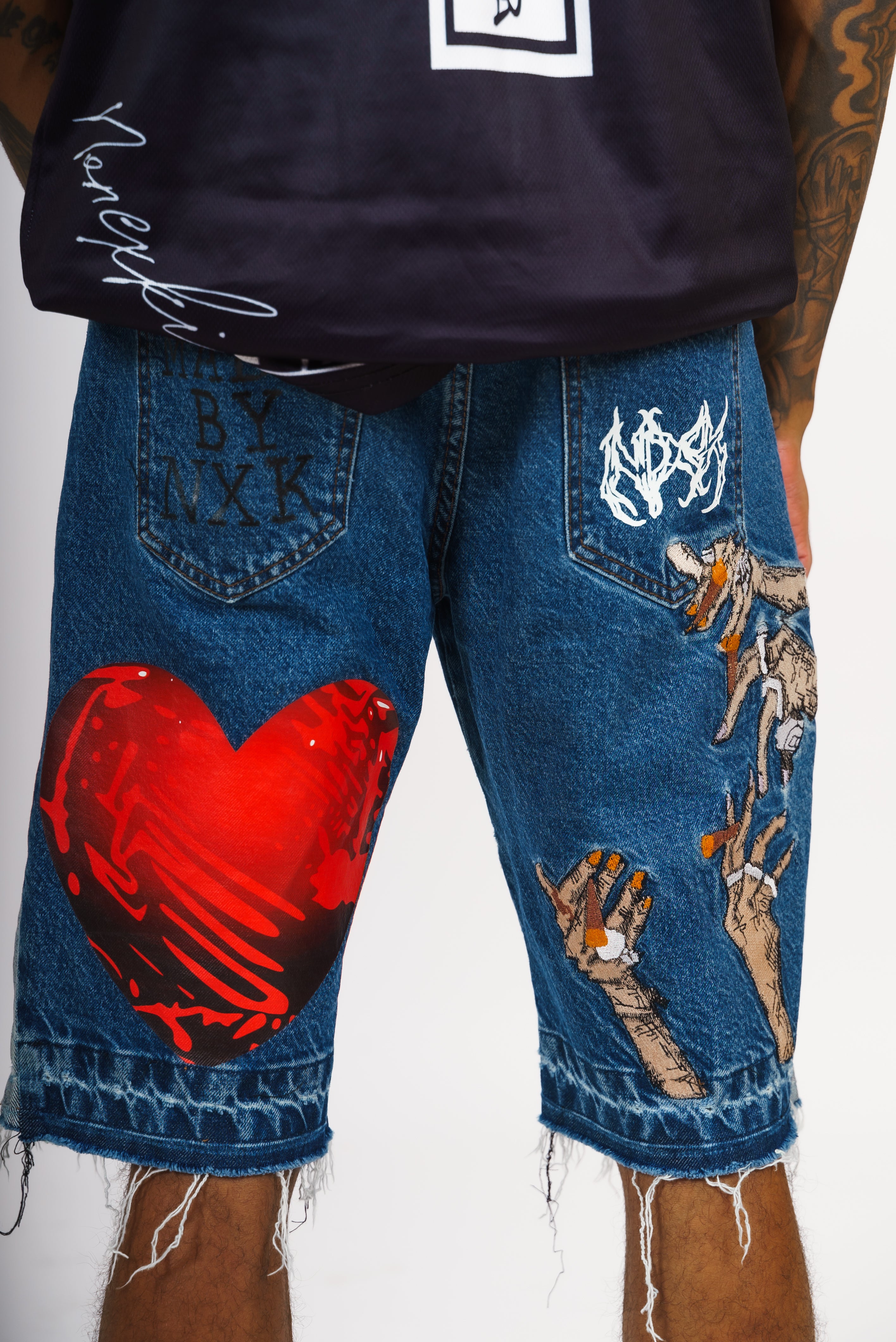 Heart Racer Jorts