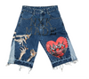 Heart Racer Jorts