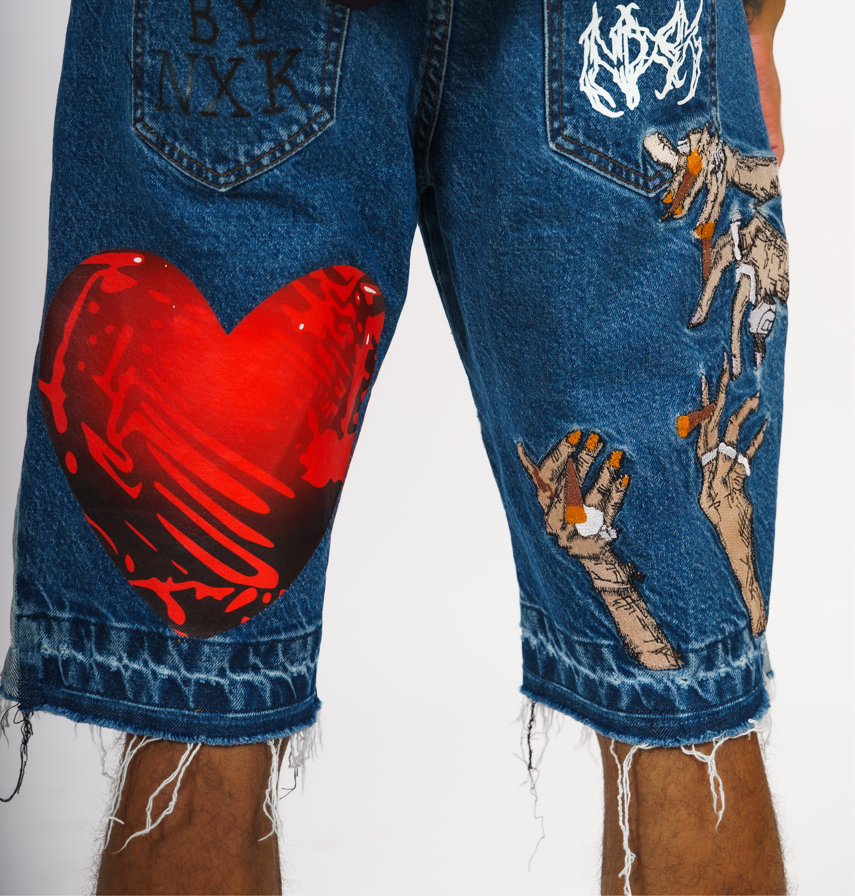 Heart Racer Jorts